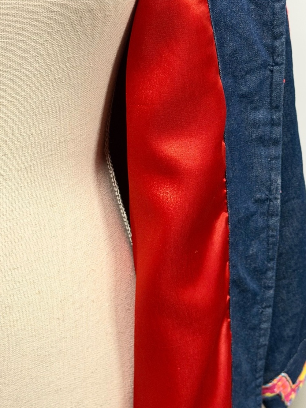 Denim Embroidered/Patchwork Jacket. - Picture 11 of 15